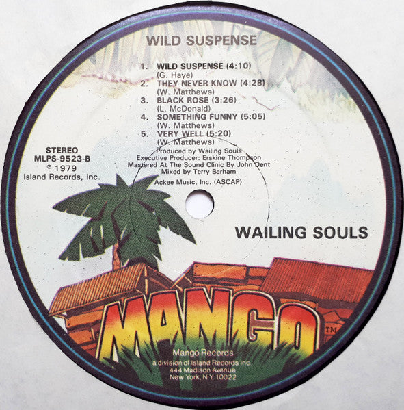 Wailing Souls : Wild Suspense (LP, Album)