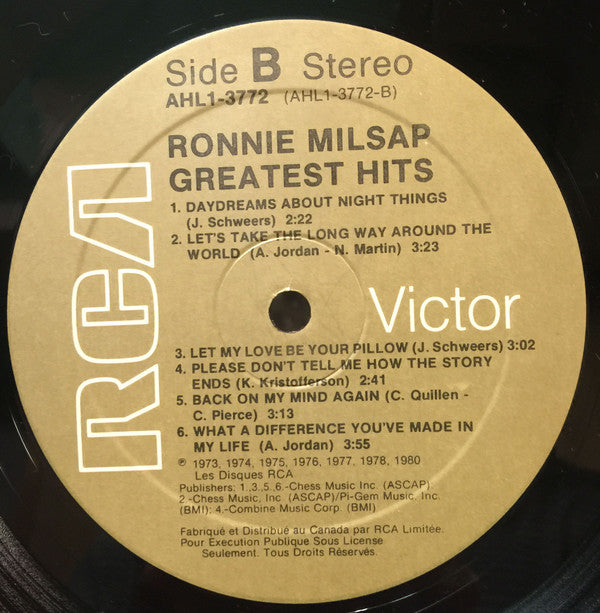 Ronnie Milsap : Greatest Hits (LP, Comp)