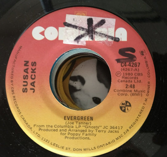 Susan Jacks : Evergreen (7", Single)