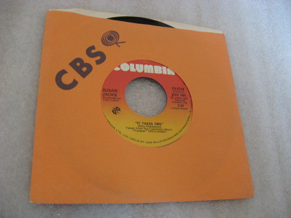 Susan Jacks : It Takes Two (7", Single)