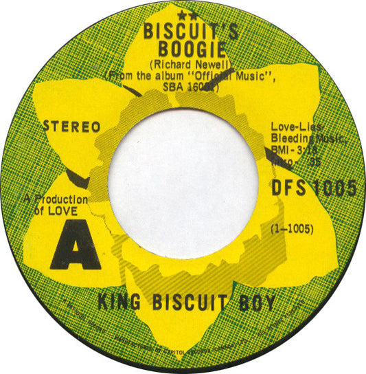 King Biscuit Boy : Biscuit's Boogie (7", Single)