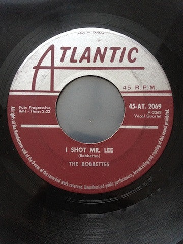 The Bobbettes : I Shot Mr. Lee (7", Single)