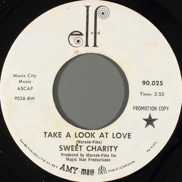 Sweet Charity : Take A Look At Love (7", Single, Promo)