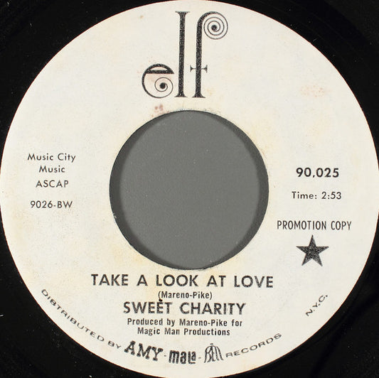 Sweet Charity : Take A Look At Love (7", Single, Promo)