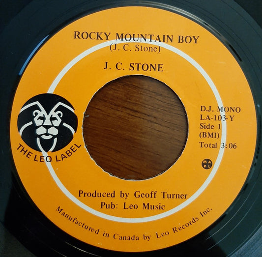 J.C. Stone : Rocky Mountain Boy (7", Single)
