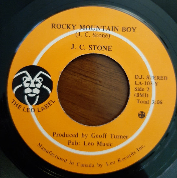 J.C. Stone : Rocky Mountain Boy (7", Single)