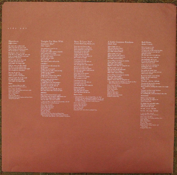 Karen Brooks : Hearts On Fire (LP, Album)