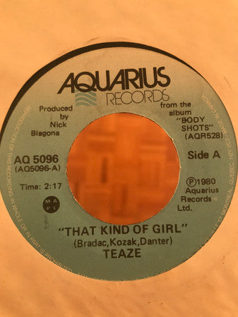 Teaze : That Kind Of Girl (7", Single)