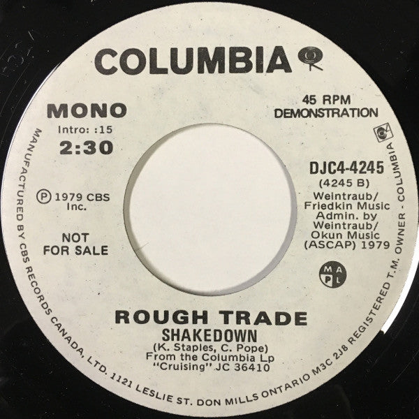 Rough Trade : Shakedown (7", Single, Mono, Promo)