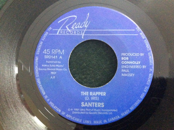Santers : The Rapper (7", Single)