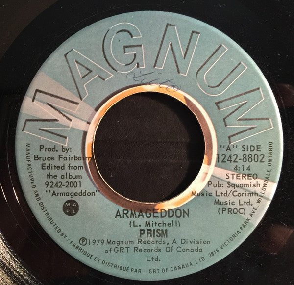 Prism (7) : Armageddon (7", Single)