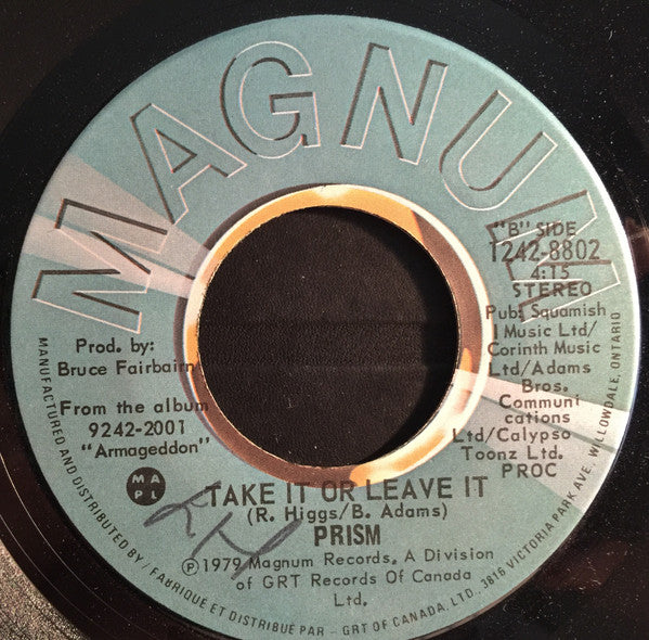 Prism (7) : Armageddon (7", Single)