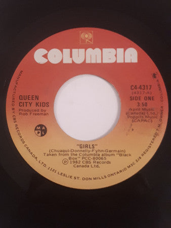 Queen City Kids : Girls (7", Single)