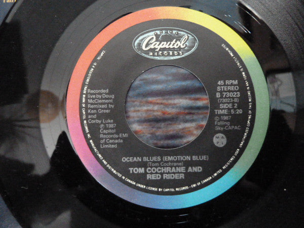 Tom Cochrane And Red Rider : Ocean Blues (Emotion Blue) (7", Single)