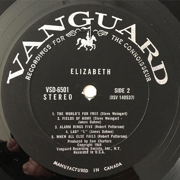 Elizabeth (11) : Elizabeth (LP, Album)