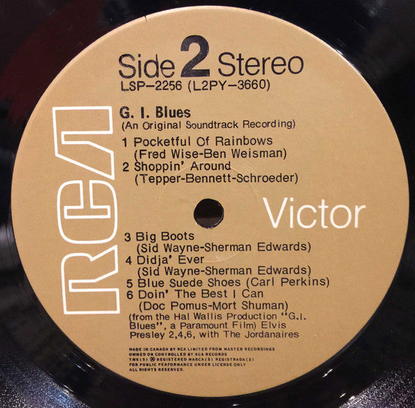 Elvis* : G.I. Blues (LP, Album, RE)