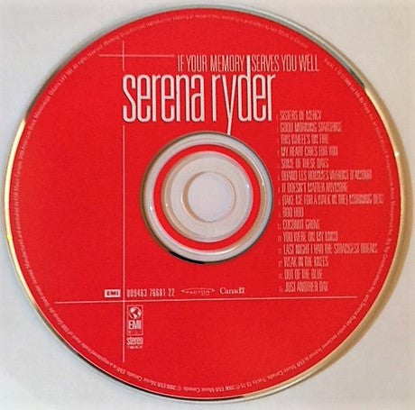 Serena Ryder : If Your Memory Serves You Well (CD, Album)