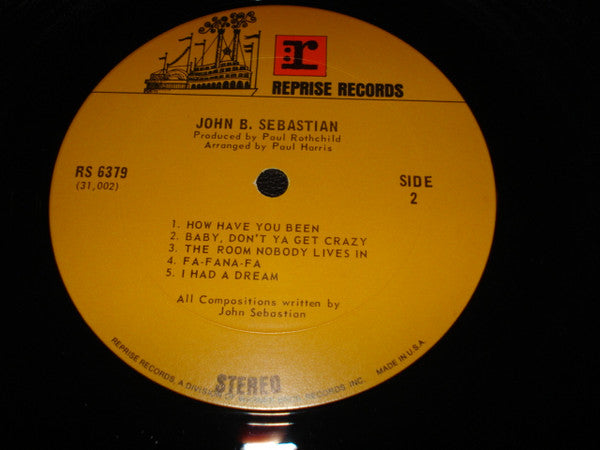 John Sebastian : John B. Sebastian (LP, Album, Gat)