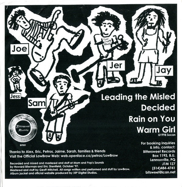 LowBrow (4) : Our 17.78cm Record (7", EP, Cle)