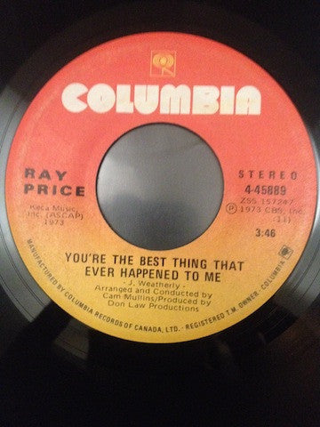 Ray Price : You're The Best Thing That Ever Happened To Me / What Kind Of Love Is This (7", Single)