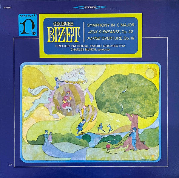 Georges Bizet, French National Radio Orchestra*, Charles Munch : Symphony In C Major / Jeux D'Enfants, Op. 22 / Patrie Overture, Op. 19 (LP)