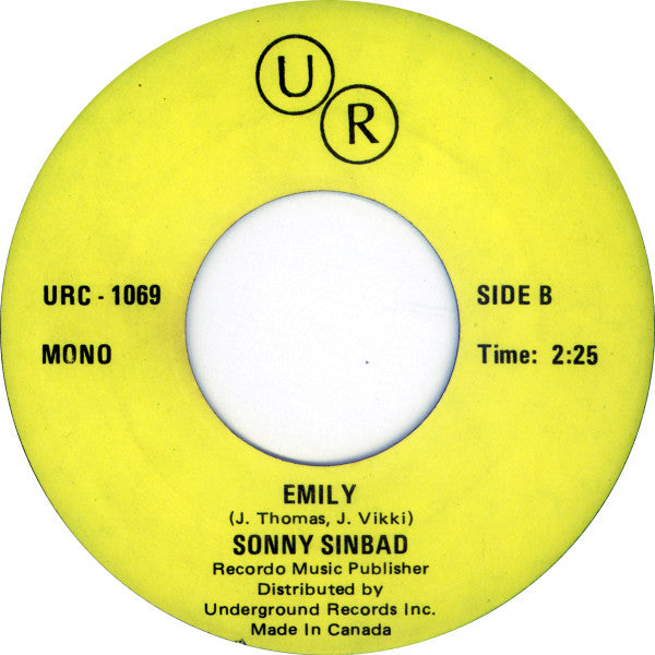 Bill Amesbury / Sonny Sinbad : Virginia (Touch Me Like You Do) / Emily (7", Single, Mono)