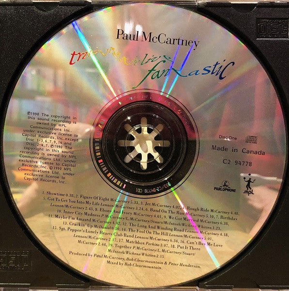 Paul McCartney : Tripping The Live Fantastic (2xCD, Album)