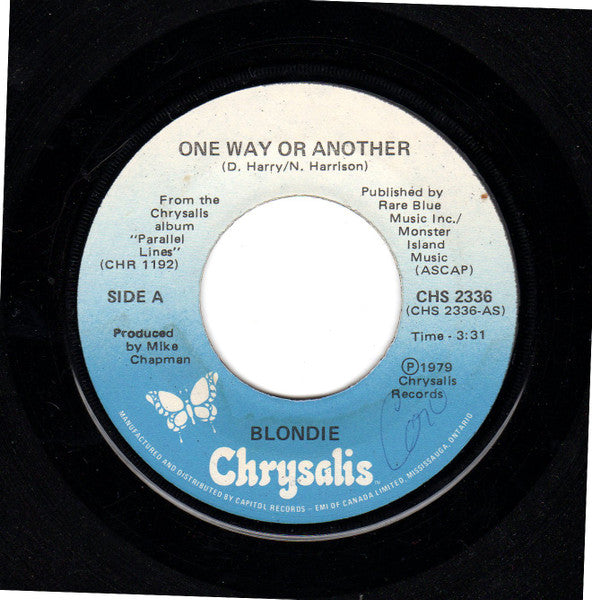 Blondie : One Way Or Another (7", Single)