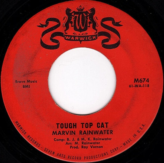 Marvin Rainwater : Tough Top Cat / (There's A) Honky Tonk In Your Heart (7", Single)