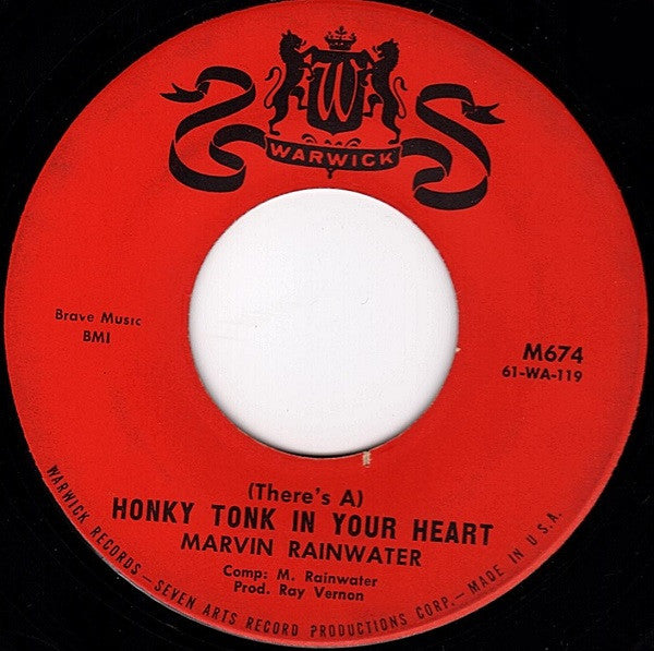 Marvin Rainwater : Tough Top Cat / (There's A) Honky Tonk In Your Heart (7", Single)