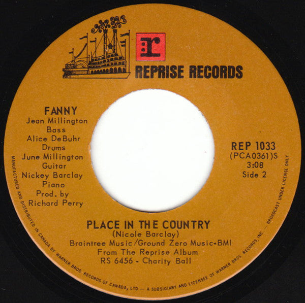 Fanny (2) : Charity Ball (7", Single)