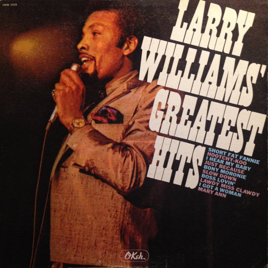 Larry Williams (3) : Larry Williams' Greatest Hits (LP, Album, Mono)