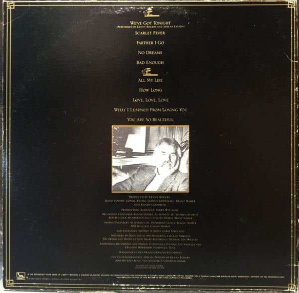 Kenny Rogers : We've Got Tonight (LP, Album)
