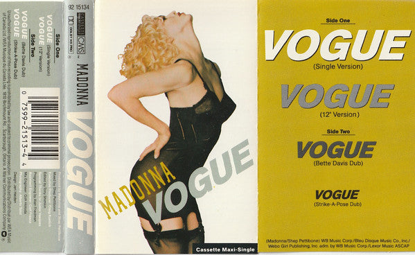 Madonna : Vogue (Cass, Maxi)