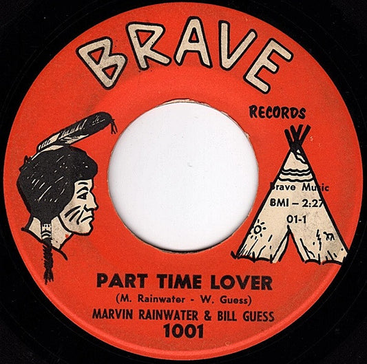 Marvin Rainwater & Bill Guess : Part Time Lover / That Aching Heart (7", Single)