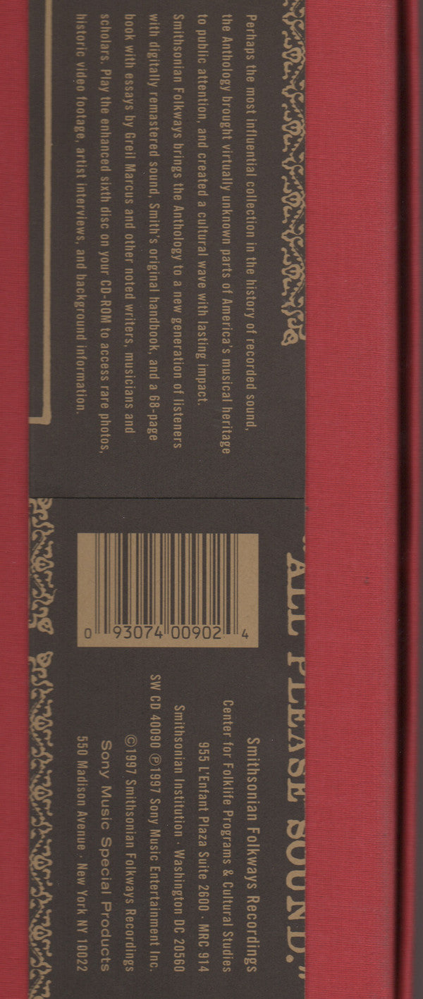 Harry Smith : Anthology Of American Folk Music (CD, Comp, RE + CD, Comp, RE + CD, Comp, RE + CD, C)