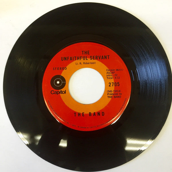 The Band : Rag Mama Rag /  The Unfaithful Servant (7", Single)