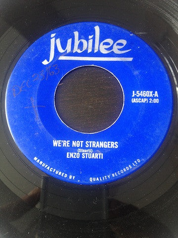 Enzo Stuarti : We're Not Strangers / Come' Prima (7", Single)