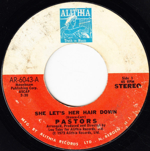 Pastors : She Let's Her Hair Down / Solitude (7")