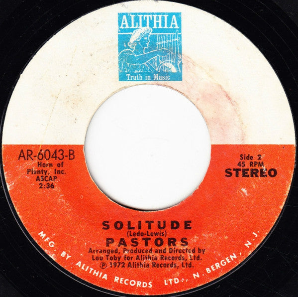 Pastors : She Let's Her Hair Down / Solitude (7")