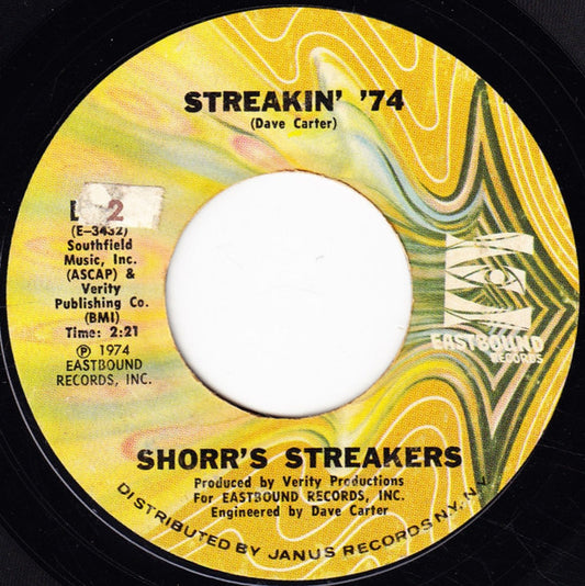 Shorr's Streakers : Streakin' '74 / Virgil (7")