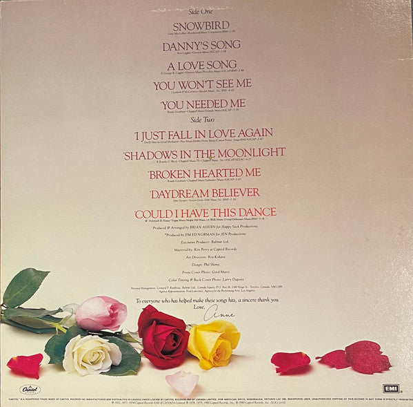 Anne Murray : Anne Murray's Greatest Hits (LP, Comp)