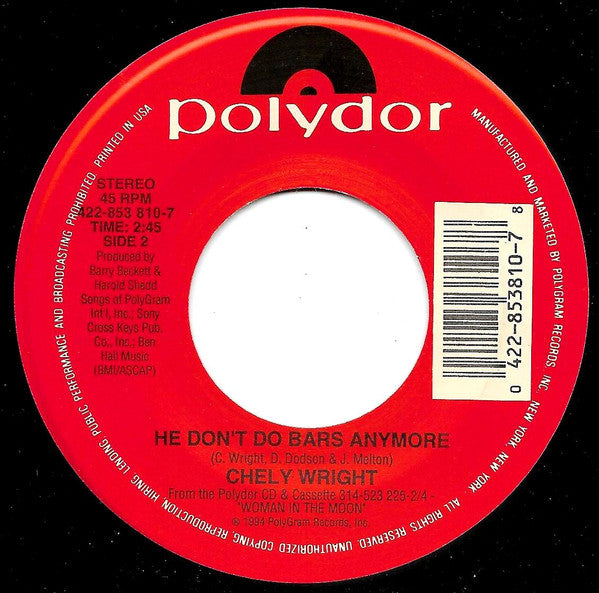 Chely Wright : Till I Was Loved By You (7", Single)