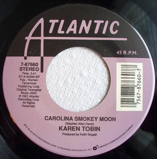 Karen Tobin : Carolina Smokey Moon (7", Single)