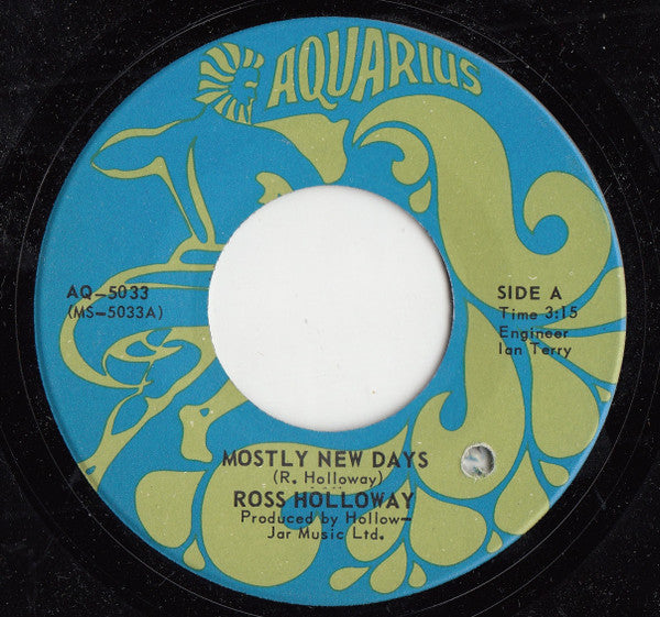 Ross Holloway (2) : Mostly New Days / Sunshine (Friend Of Mine) (7")