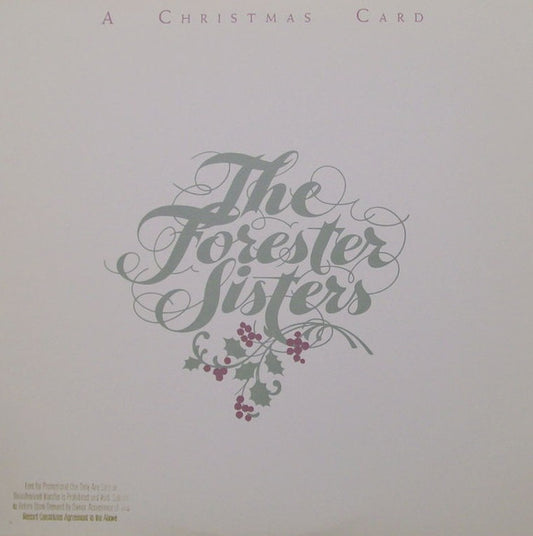 The Forester Sisters : A Christmas Card (LP, Album)