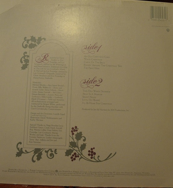 The Forester Sisters : A Christmas Card (LP, Album)