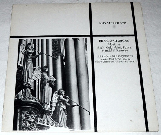 Ars Nova Brass Quintet, Xavier Darasse : Brass And Organ (LP, RE)