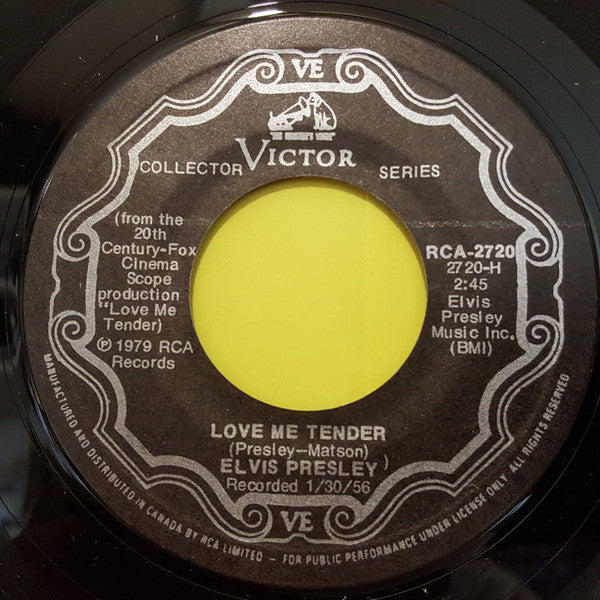 Elvis Presley : Love Me Tender / One Night (7", Single)