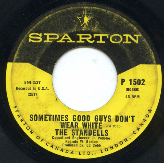 The Standells : Sometimes Good Guys Don't Wear White (7", Single)